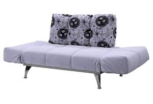 Folding Arm Fabric Sofa Bed