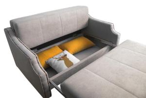 Folding Fabric Storage Sofa Bed