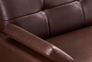 Commercial Brown Leather Sofa Set