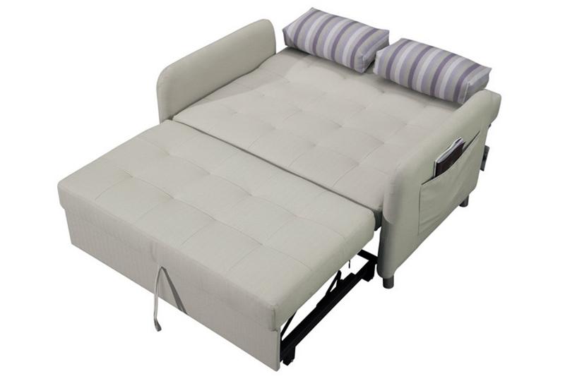  3-Seat Fabric Sleeper Sofa
