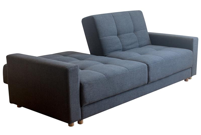 sofa with fold down back to twin bed