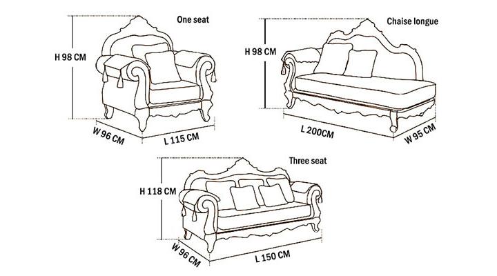 C803 Living Room Fabric Sectional Sofa